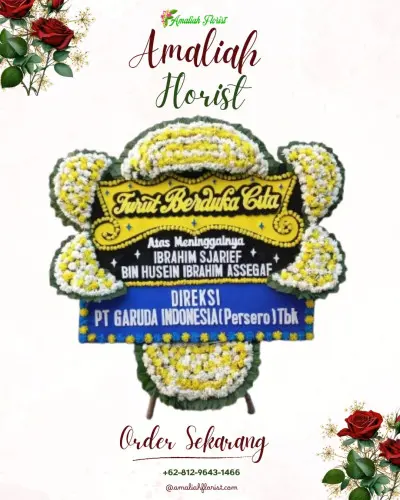 Papan Bunga Duka di Koang Jaya