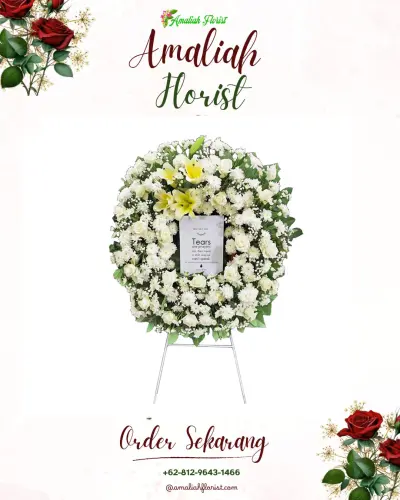 Krans Bunga Duka Cita di Koang Jaya
